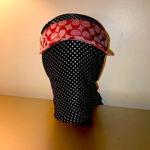 Authentic vintage Coach visor